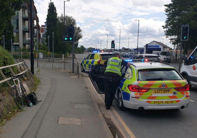 GMP tackle red light cyclist