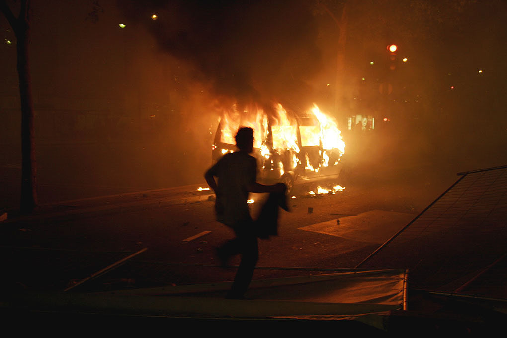 Paris rioting