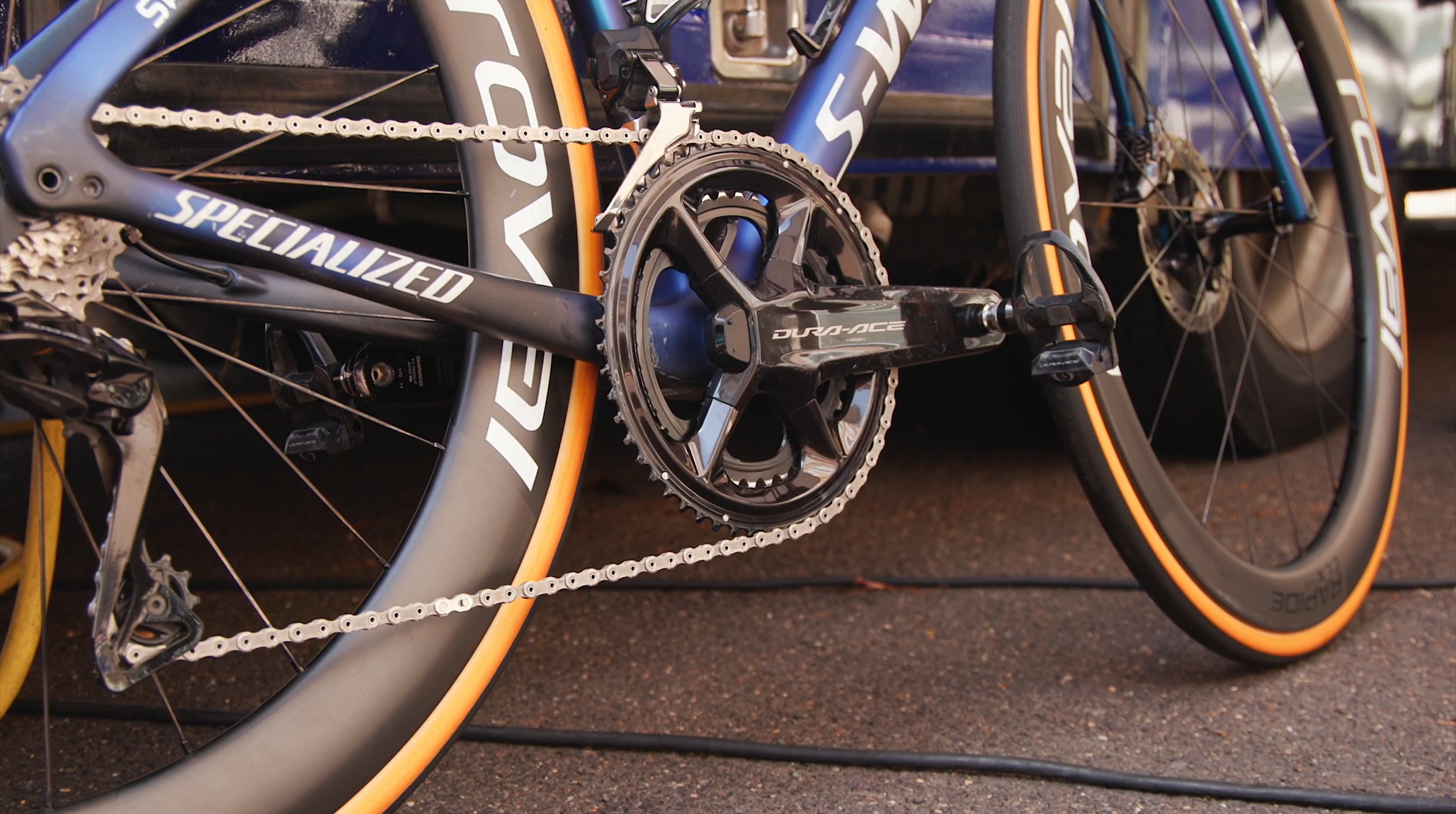 2023 Dauphine Julian Alaphilippe Tarmac SL7 crankset