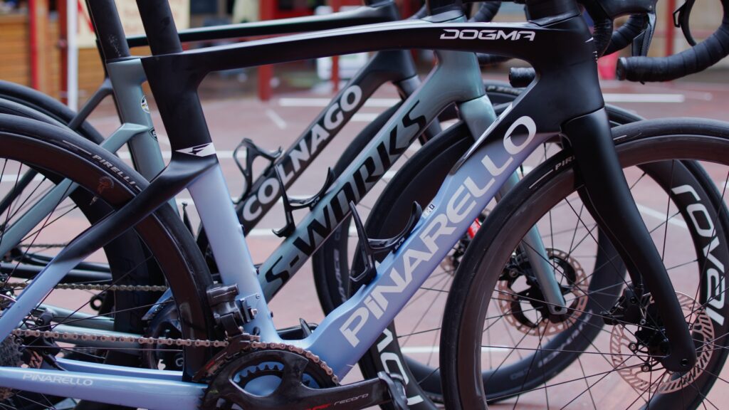 2023 Dogma F vs Sl7 vs V4rs logos