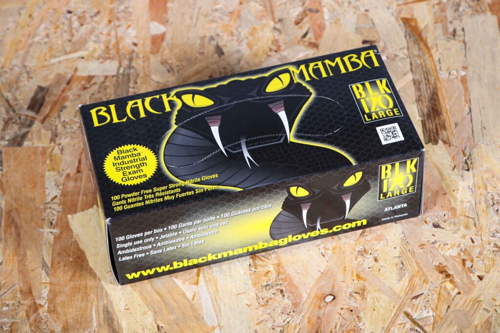 2023 Black Mamba Latex and Nitrile Workshop Gloves
