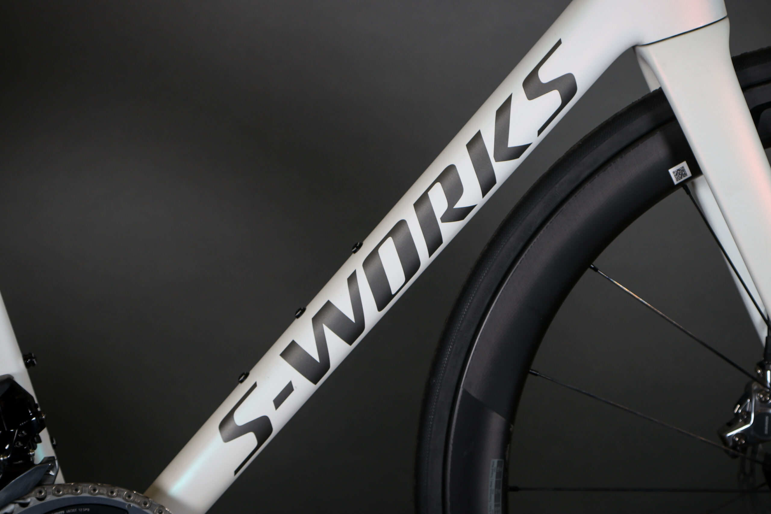 2023 Specialized S-Works Tarmac SL8 – SRAM Red eTap AXS – down tube