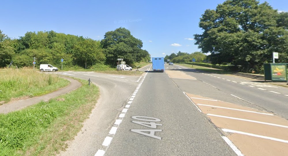 The A40 between Witney and Oxford
