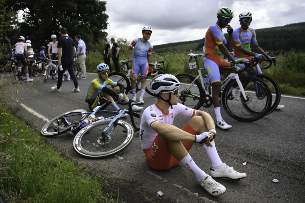 2023 world road race championships stopped following protest (Alex Broadway/SWpix.com)
