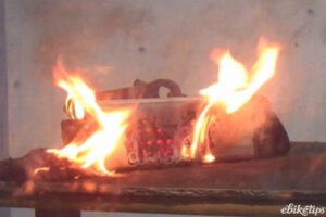 Battery fire