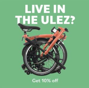 Brompton ULEZ advert
