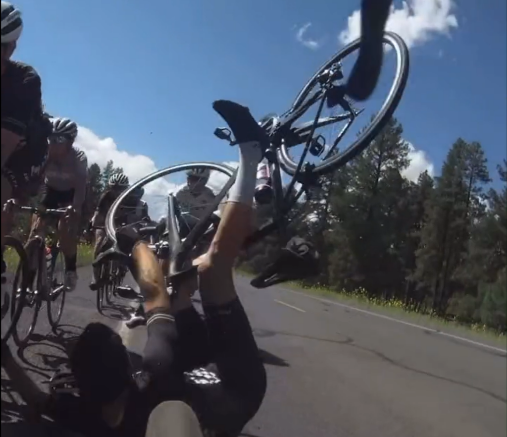 Group of cyclists hit by campervan driver in Flagstaff, Arizona (Matthew McElroy)3
