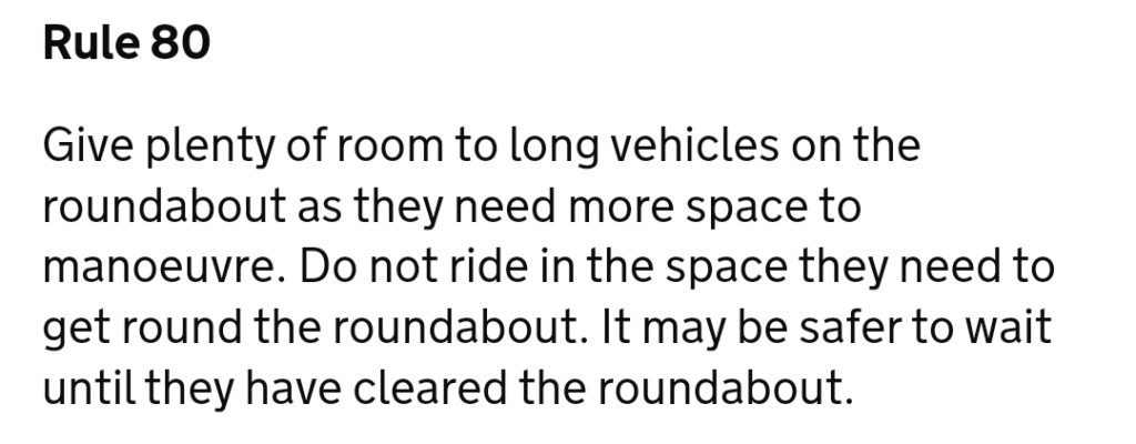 Highway Code Rule 80