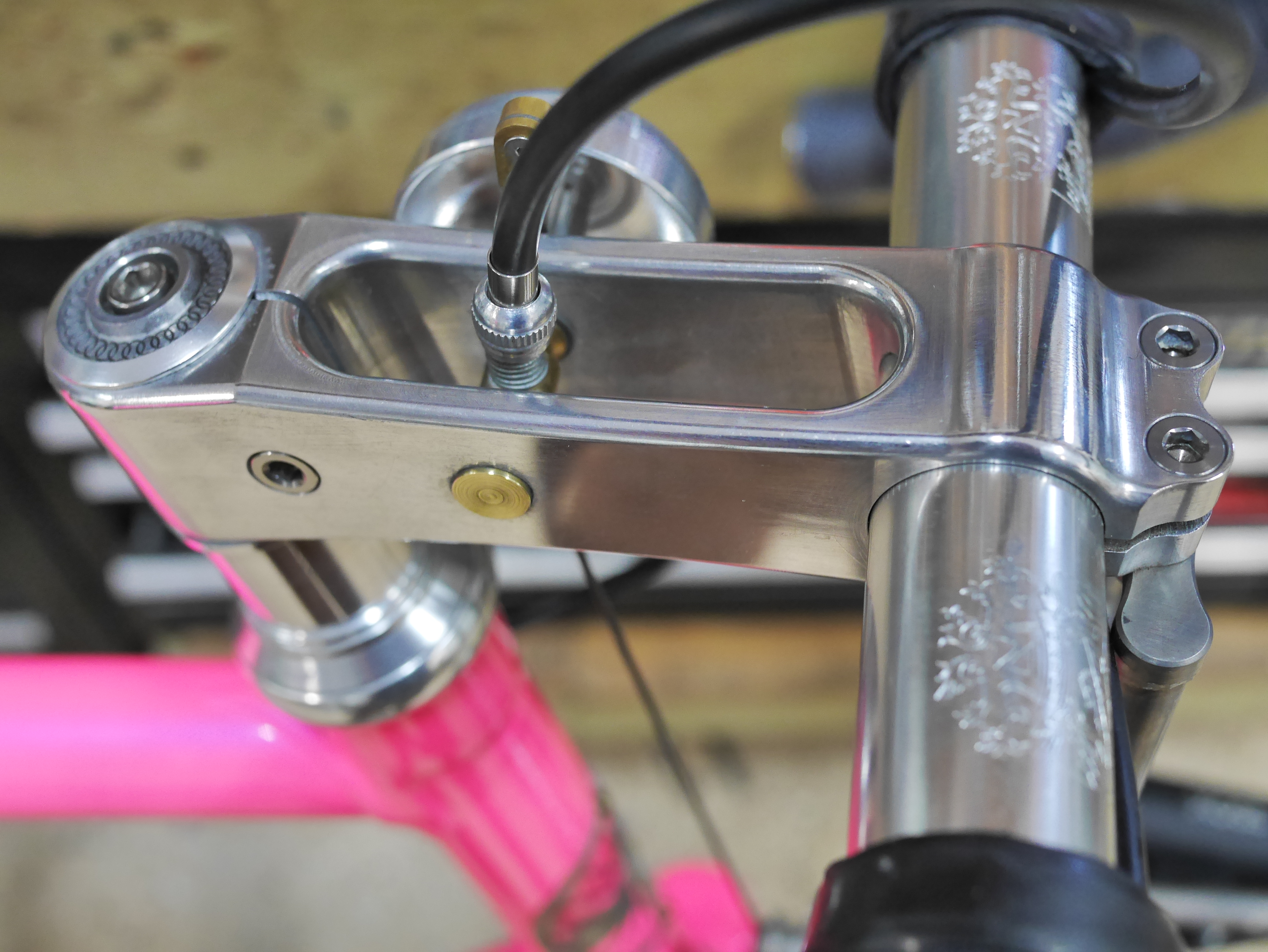 Justin Pogge Old Field Cycles Paris Brest Paris 2023 bike stem