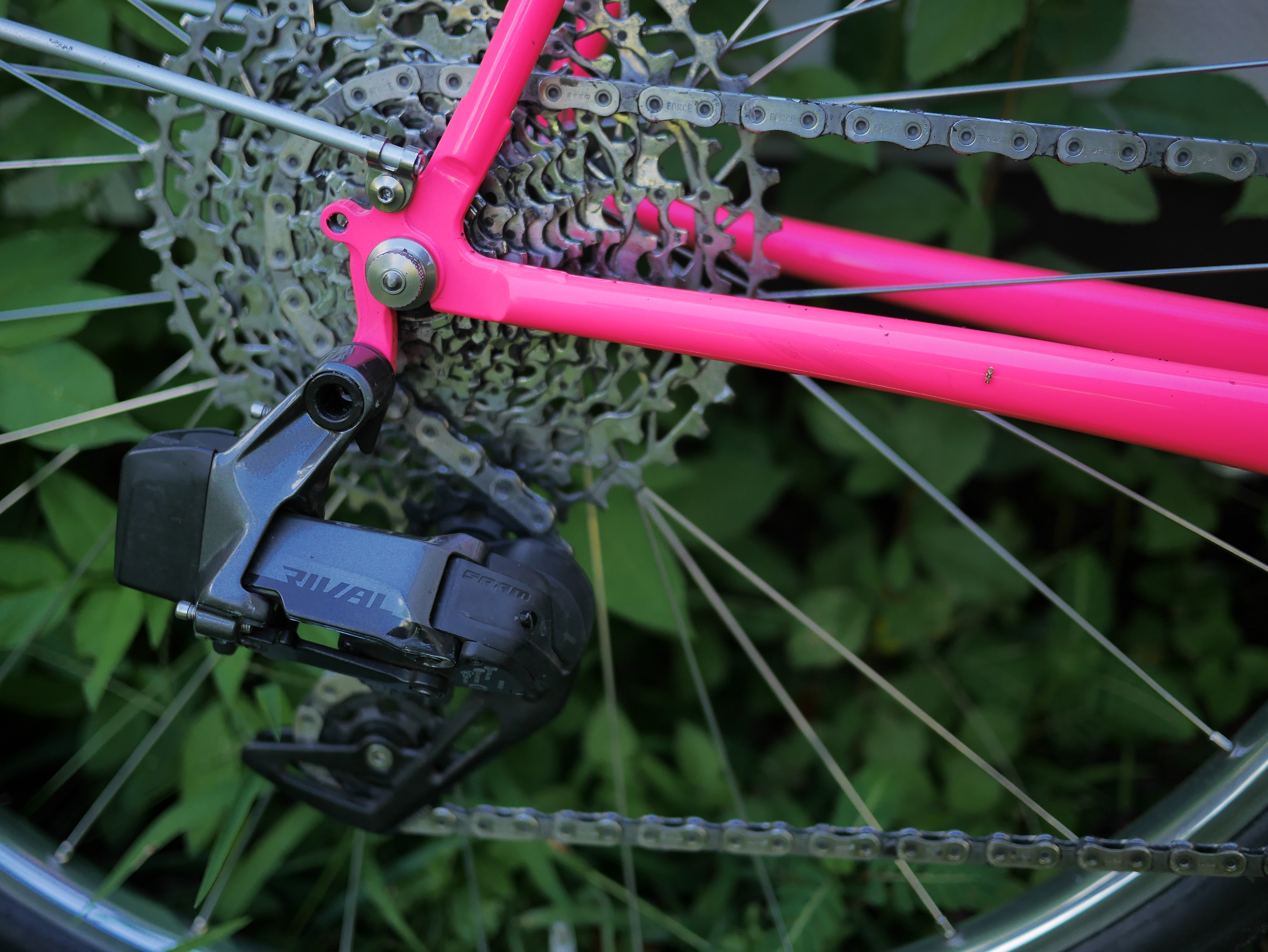 Justin Pogge Old Field Cycles Paris Brest Paris 2023 bike rear mech