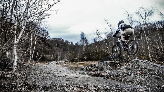 Mountain biking in Forest of Dean (licensed CC BY 2.0 on Flickr by Stewart Black).jpg