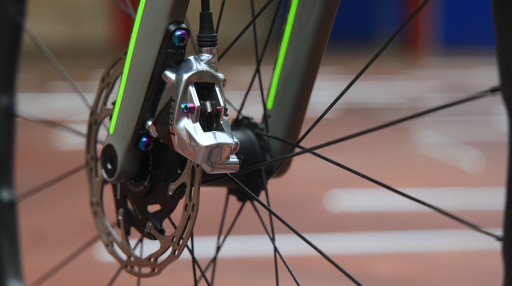 2023 Cannondale Supersix Evo LAb 71 Aaron’s staff bike better bolts titanium bolts brake caliper