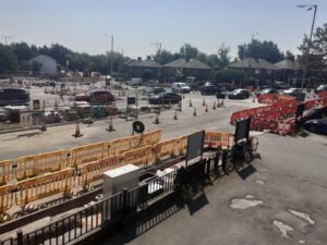 St Helens CYCLOPS junction roadworks