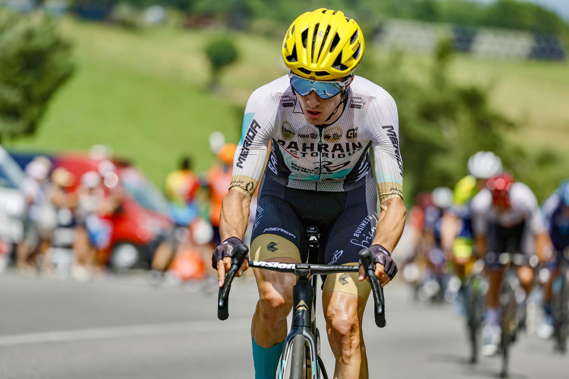 Tour de France 2023, 10th stage, Pello Bilbao, Bahrain - Victorious - photo Dion Kerckhoffs-Cor Vos-SprintCyclingAgency©2023 – 1