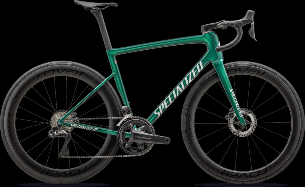 2023 Specialized Tarmac SL8 Pro green bike