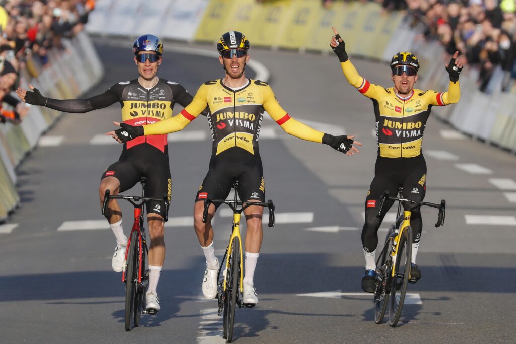 Christophe Laporte wins stage one, 2022 Paris-Nice (Dion Kerckhoffs/Cor Vos)