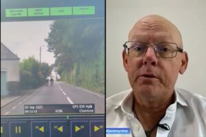 CyclingMikey talks about speed limit for cyclists on Jeremy Vine show (Twitter)