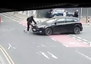 Driver hitting cyclist, Church Street, Brighton