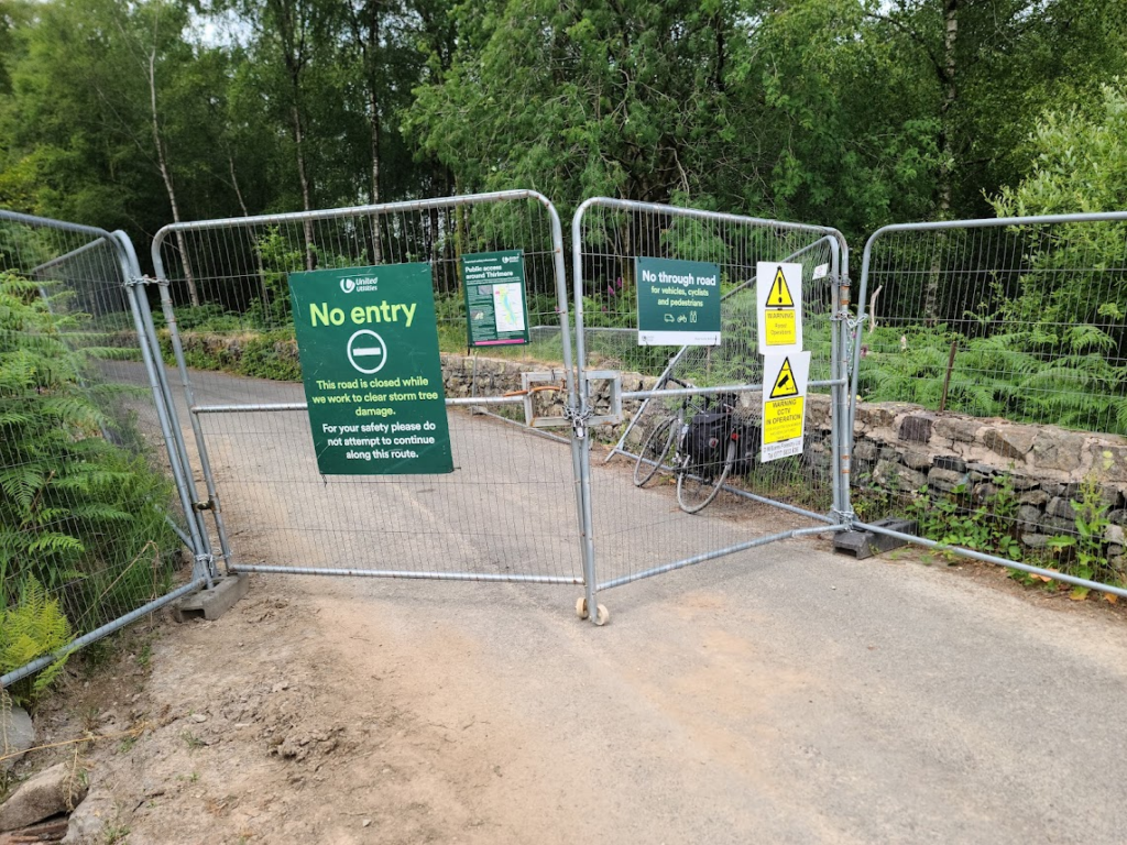 Thirlmere road closure (image supplied)