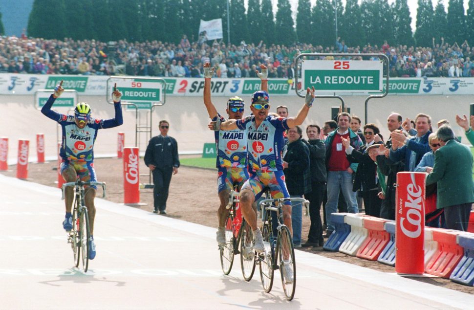 Mapei 1-2-3, 1996 Paris-Roubaix