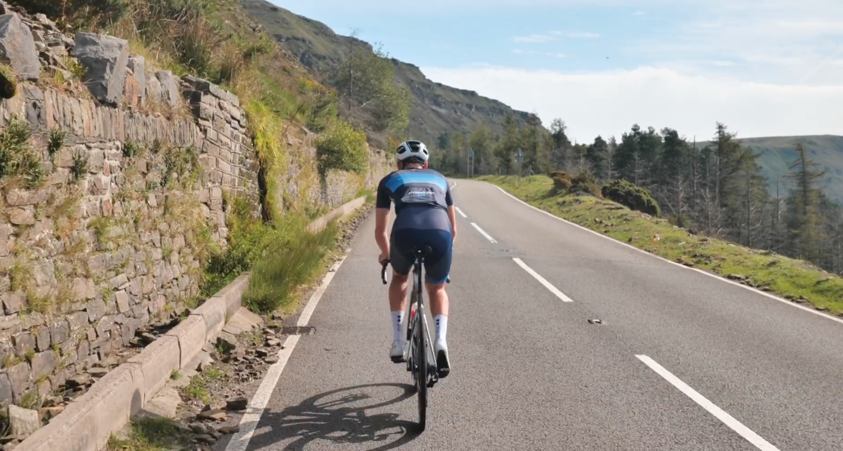 2023 Jamie riding shot bwlch climb