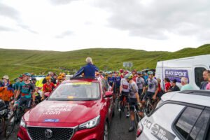 Stage eight of the 2023 Tour of Britain neutralised following non-racing incident (Zac Williams/SWpix.com)