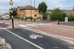 Radstock Road cycling infrastructure, Southampton