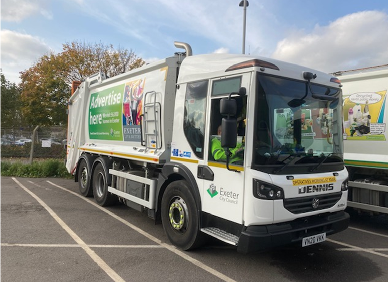Exeter City Council bin lorry 1