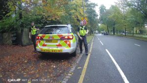 West Midlands Police officers pull over cyclist and 8-year-old granddaughter for riding without helmets