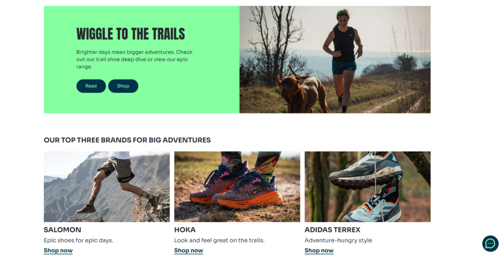 New Wiggle website