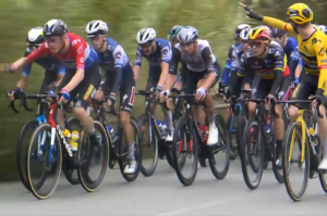 Jumbo-Visma slow Vuelta peloton in protest of safety issues at Vuelta a España (GCN)