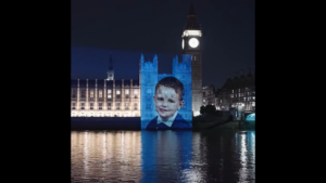 20mph video projected onto Houses of Parliament (Led By Donkeys)
