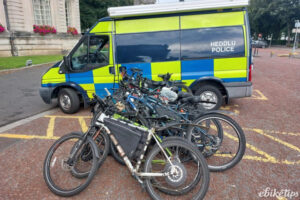 Seized e-bikes