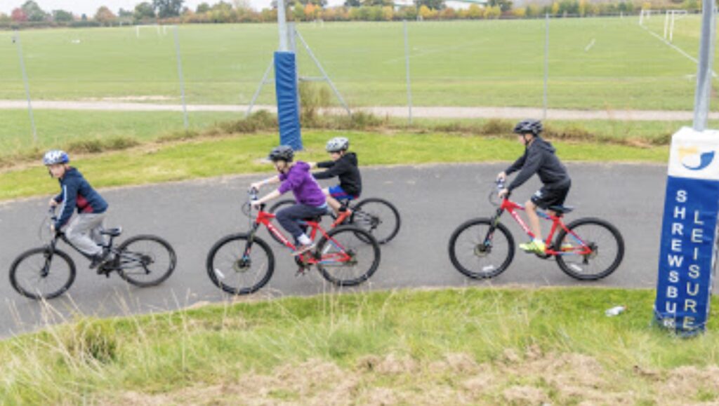 Shrewsbury Sports Village cycle track