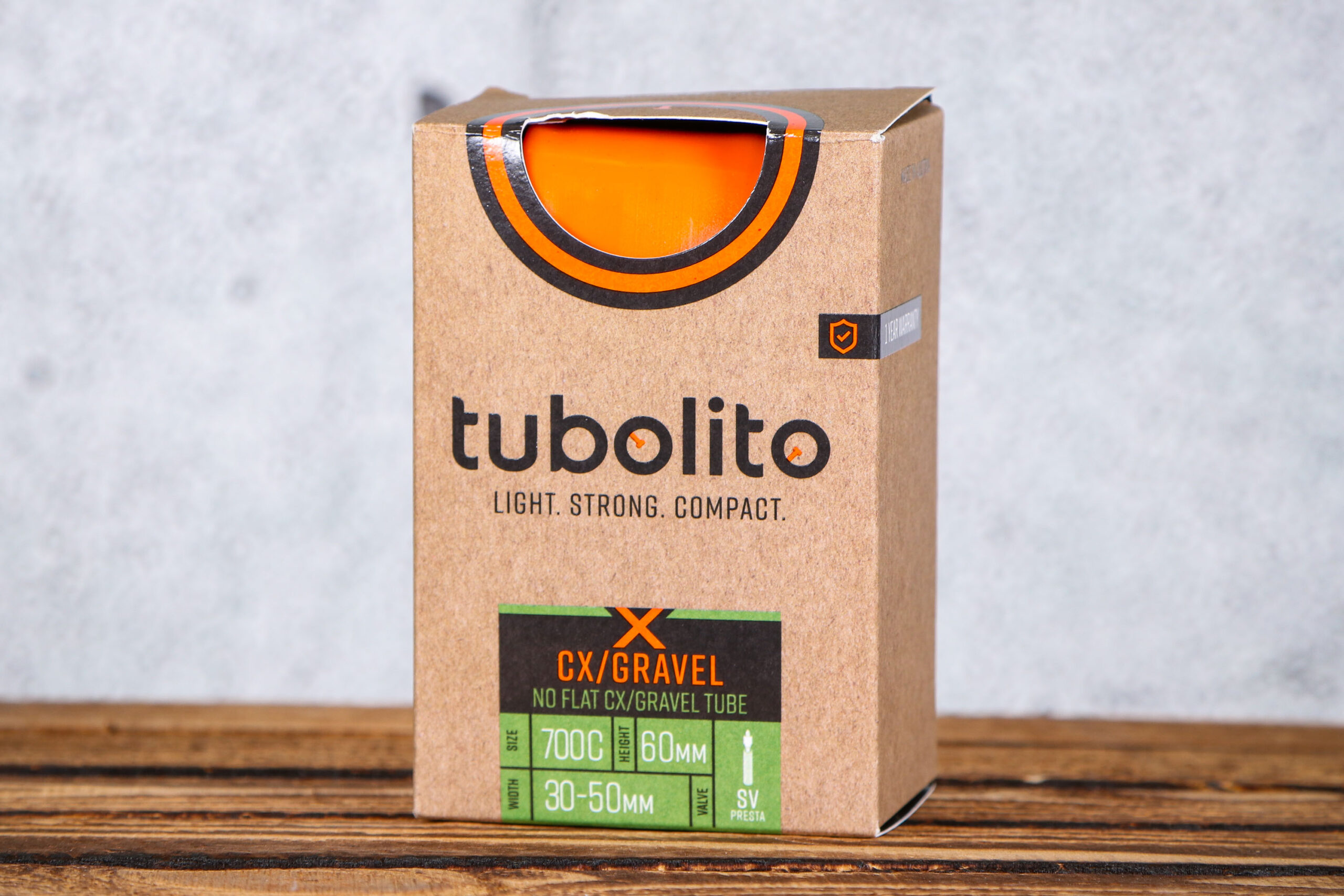 thumbnail image 2 of Tubolito Tubo CX/Gravel Inner Tube - 700 X 32-50mm, 42mm Presta, Orange - Ultra Lightweight 2 of 2