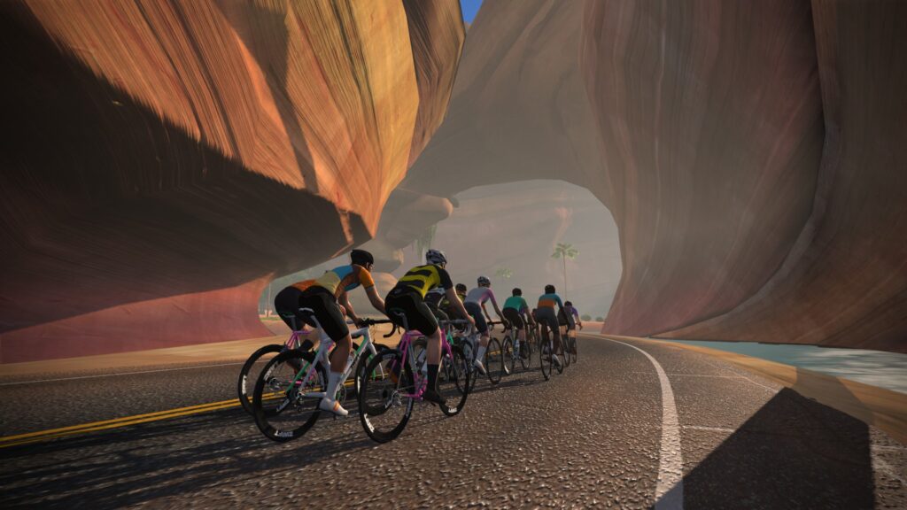 Zwift group ride