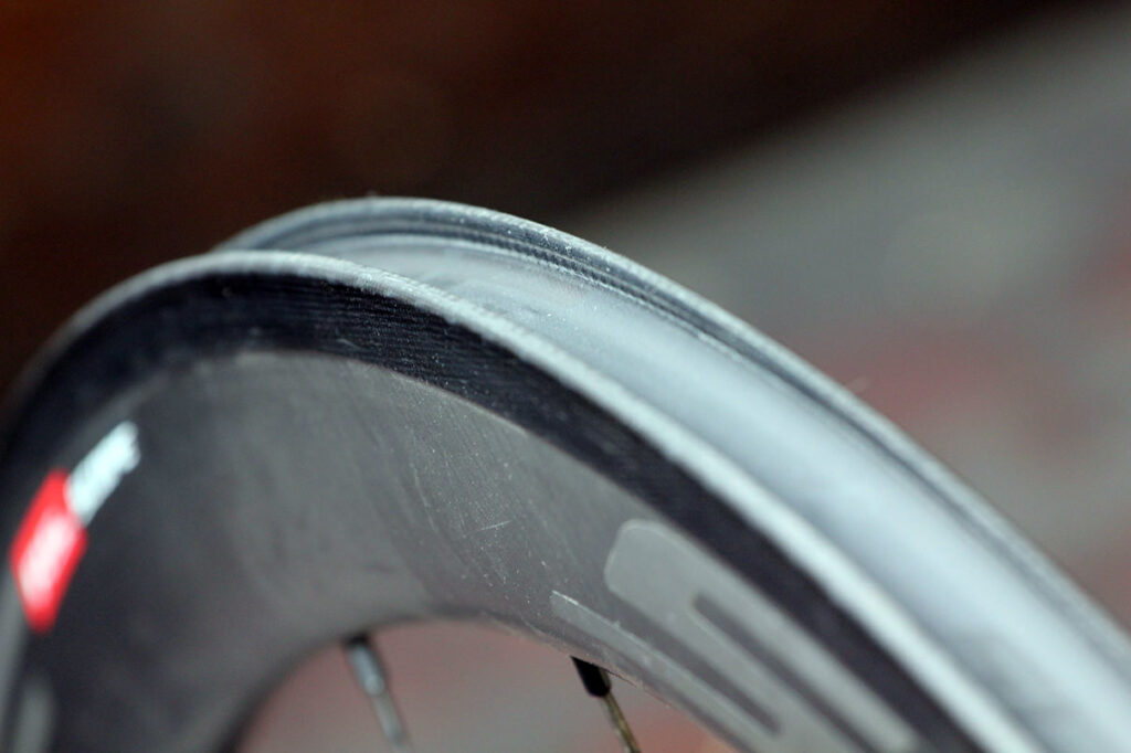 Scope R5c carbon fibre clincher wheels – rim detail 2