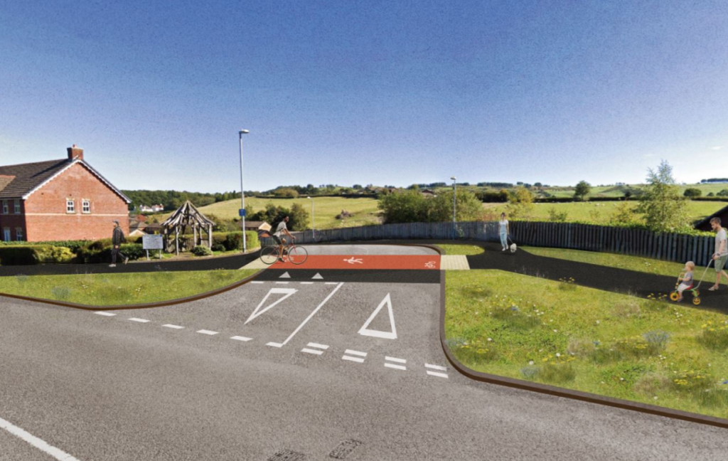 Llandrindod to Howey Active Travel Route plans