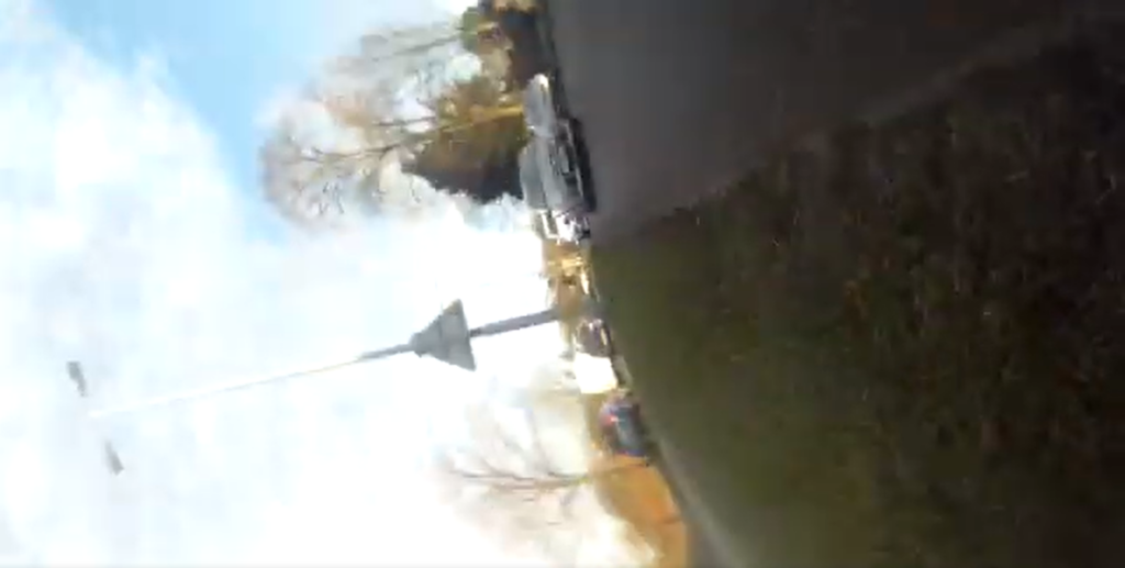 Leicester incident screenshots (road.cc reader)