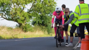 Alex Dowsett body fairing National 10-mile TT (screenshot YouTube/Alex Dowsett)