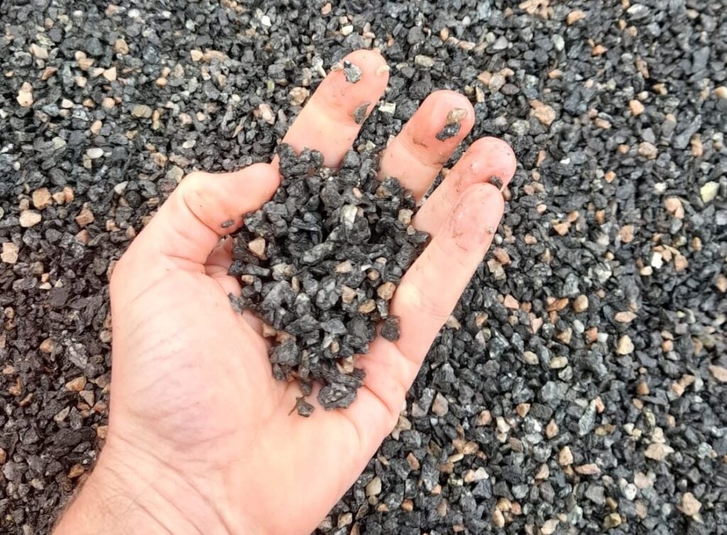 Potholes and loose gravel (Neil Innes)