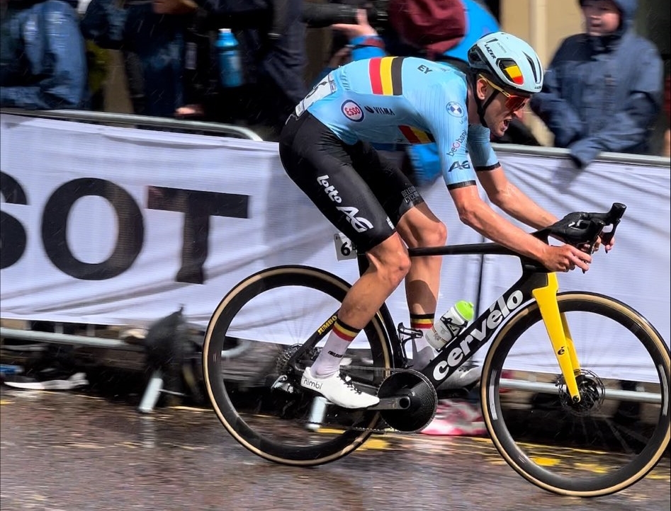 2023 Glasgow world champs road race cervelo S5 1x belgium