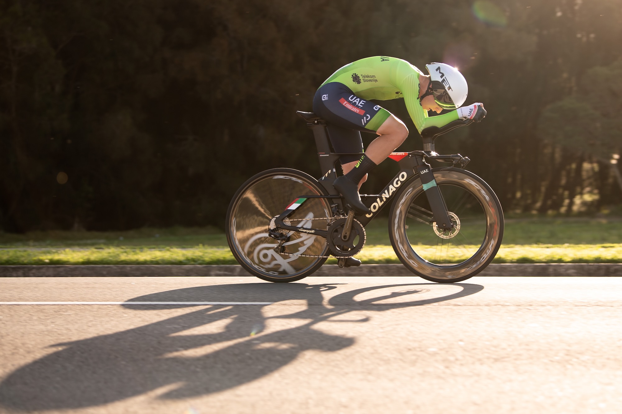 2022 UCI Road World Championships, Tadej Pogacar &copy; SWpix.com (t-a Photography Hub Ltd) &ndash; 2
