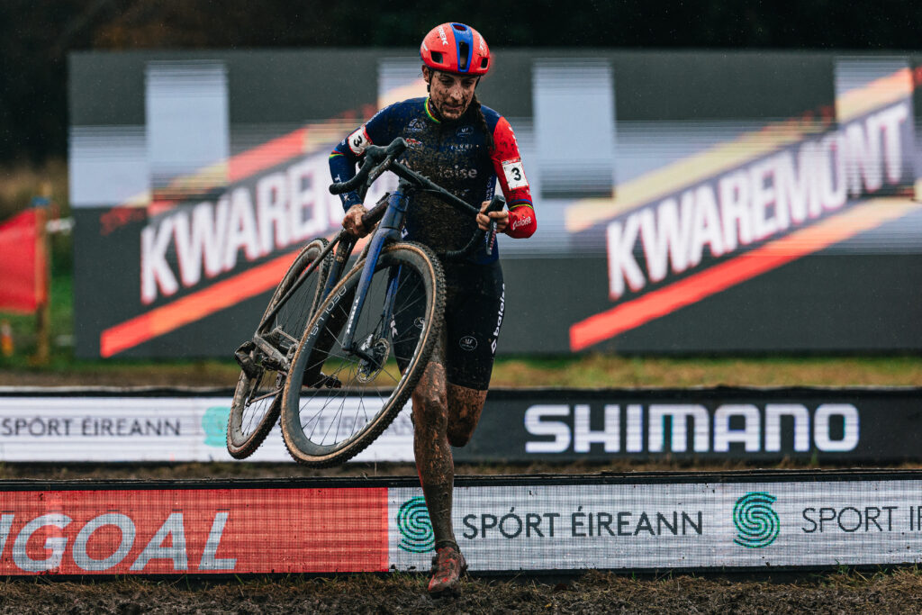 Lucinda Brand, Dublin cyclocross World Cup 2023 (Alex Whitehead/SWpix.com)
