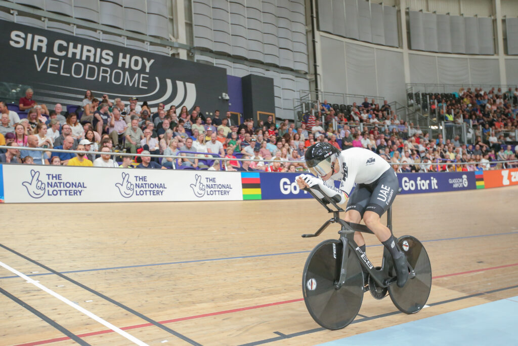 Felix Gross, individual pursuit, 2023 world track championships, Glasgow (Charlie Forgham-Bailey/SWpix.com