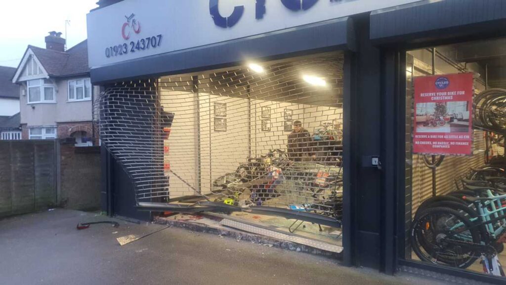 Cycles UK Watford damage