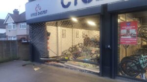 Cycles UK Watford damage