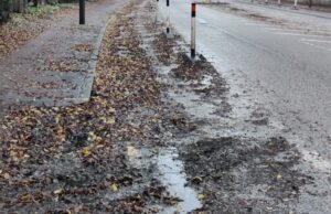 Queensferry Road, Edinburgh, “appalling” bike lane