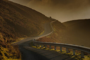 Hill pass at sunset (Steve Thomas)