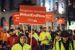 London Cycling Campaign protest (image credit: LCC)